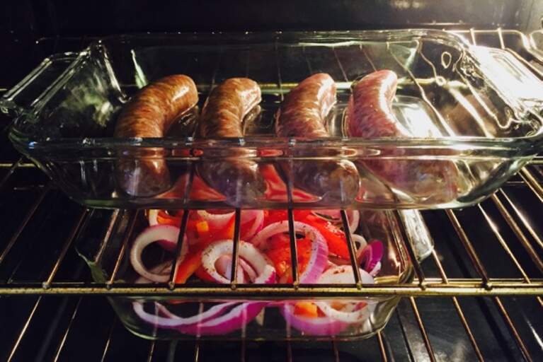 Sausage, Peppers and Onions