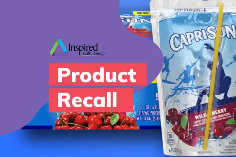 Capri Sun Wild Cherry Flavored Drink Recall