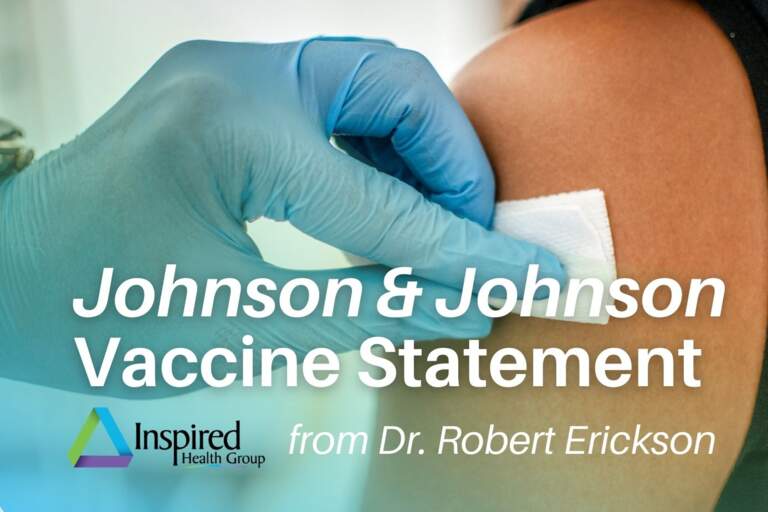 Johnson & Johnson/ Janssen Vaccine Statement